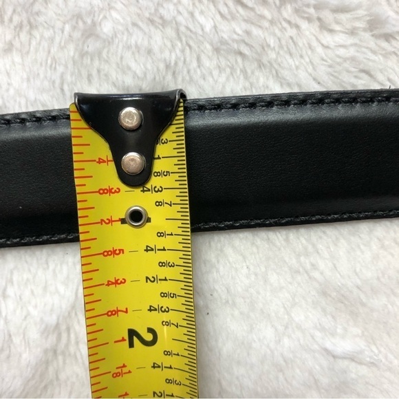 Golf Emblem Black Leather Belt Size 42" - Picture 7 of 7